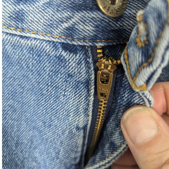 Vintage 90's Polo Jeans Company C-5 Carpenter Jean Short Jhorts Long Length 36 - Picture 7 of 11